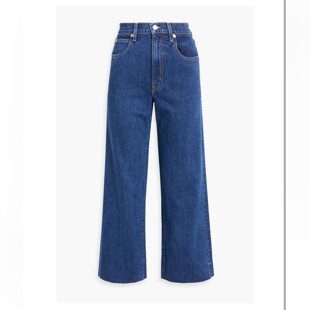 SLVRLAKE Women's High-Rise Wide-Leg Jeans - Blue
